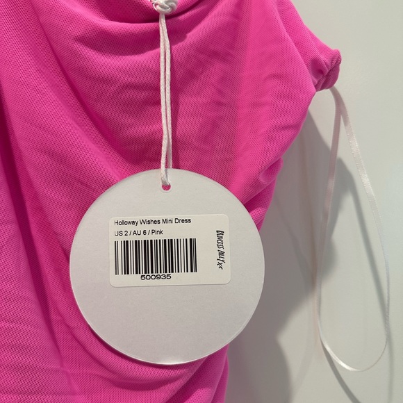 Princess Polly Holloway Wishes Mini Dress Pink | US 2 | NWT - Picture 12 of 15